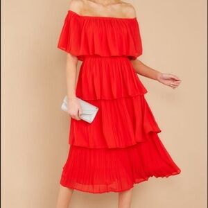 Worn Once! Red Dress Boutique See It Happen Dress - Red - Small